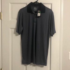 Slazenger Men’s Core Mini Stripe Golf Polo - Navy